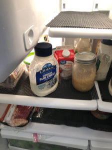 Non-skid in refrigerator