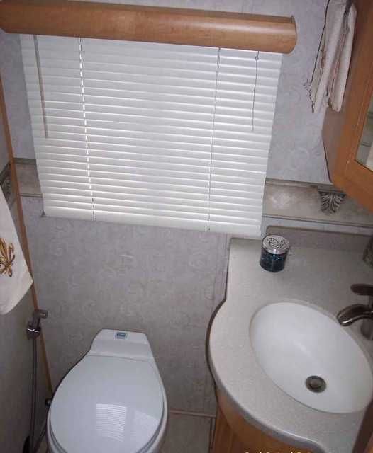 RV bathroom remodel before