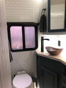 RV bathroom remodel after