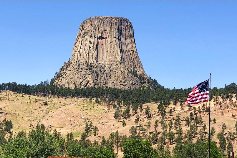 RV in Wyoming- Devils Tower, WY